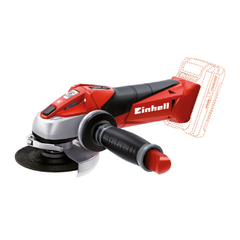 AMOLADORA EINHELL 18V TE-AG 18 LI SIN BATERIA
