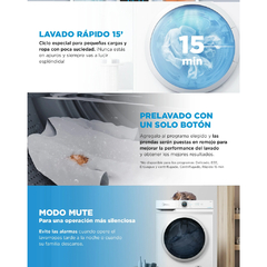 Imagen de LAVARROPA MIDEA 6KG 1000 RPM MF100W60