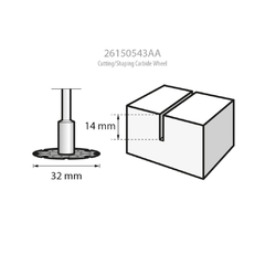 DISCO DE CARBURO DE CORTE/GRABADO DREMEL 543 en internet