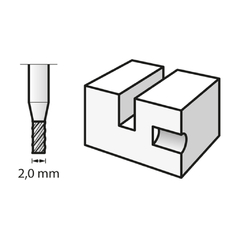 FRESA PARA GRABAR CILINDRICA 2.0MM DREMEL DR193 - comprar online