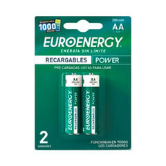 PILA EUROENERGY RECARGABLE AA X2 2500 mAh