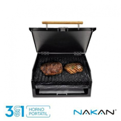 HORNO PORTATIL NAKAN PARA HORNALLAS 3 EN 1 - Casa Zeila
