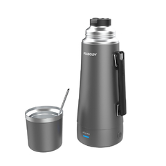TERMO ELECTRICO PEABODY 1 LITRO GRIS METAL en internet