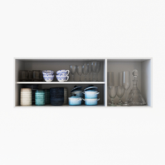ALACENA DELOS 120CM 3 PUERTAS BLANCA - comprar online