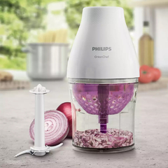 PICADORA PHILIPS 500W 1,1L MULTI CHOPPER HR2505 - tienda online