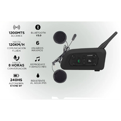 INTERCOMUNICADOR MOTO GADNIC G-600 BLUETOOTH - comprar online