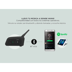 INTERCOMUNICADOR MOTO GADNIC G-600 BLUETOOTH - Casa Zeila