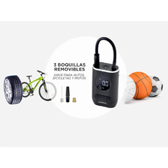 INFLADOR INALAMBRICO GADNIC RECARGABLE MINI PORTABLE - tienda online