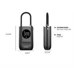 Imagen de INFLADOR INALAMBRICO GADNIC RECARGABLE MINI PORTABLE