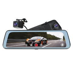 ESPEJO RETROVISOR CON CAMARA GADNIC 1080P GRABACION DUAL