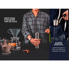 MOLINILLO DE CAFE MANUAL GADNIC INOXIDABLE en internet