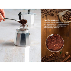 CAFETERA ITALIANA GADNIC DE ALUMINIO PARA 6 TAZAS en internet