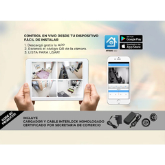 CAMARAS DE SEGURIDAD + DVR GADNIC X4 INTERIOR EXTERIOR VISION NOCTURNA en internet