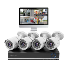 CAMARAS DE SEGURIDAD + DVR GADNIC X4 INTERIOR EXTERIOR VISION NOCTURNA