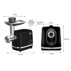 PICADORA DE CARNE CUK BY GADNIC 1200W PC4500 - tienda online
