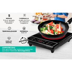ANAFE ELECTRICO CUK BY GADNIC POR INDUCCION 1500W ANAFE012 - comprar online