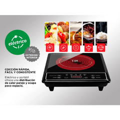 ANAFE ELECTRICO CUK BY GADNIC POR INDUCCION 1500W ANAFE012 en internet
