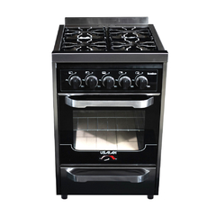 COCINA USMAN SONIC BLACK 55 CM REJA ALUMINIO