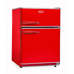 HELADERA NEBA CON FREEZER BAJO MESADA 124 L ROJA - comprar online