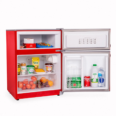 HELADERA NEBA CON FREEZER BAJO MESADA 124 L ROJA - Casa Zeila