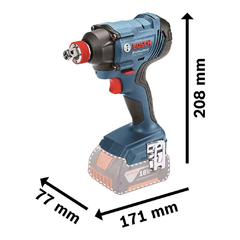 LLAVE DE IMPACTO BOSCH 18V GDX 180-LI CON MALETIN - Casa Zeila