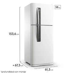 HELADERA ELECTROLUX NO FROST 265 L DFN3000B - comprar online