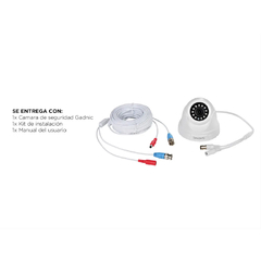 CAMARA DE SEGURIDAD GADNIC C25-1 DOMO VISION NOCTURNA