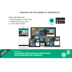Imagen de CAMARA DE SEGURIDAD GADNIC DM300W IP WIFI 1080P