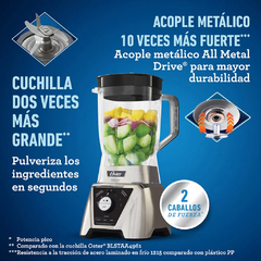 LICUADORA OSTER XPERT SERIES 2L 1100W VASO DE VIDRIO BLST3BC2T - Casa Zeila