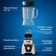 Imagen de LICUADORA OSTER XPERT SERIES 2L 1100W VASO DE VIDRIO BLST3BC2T