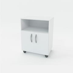 PORTA MICROONDAS DELOS ALFA 2 PUERTAS BLANCO