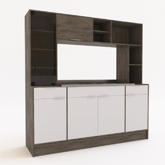 MUEBLE COCINA COMPACTA DELOS DOLCE GRAFITO/BLANCO