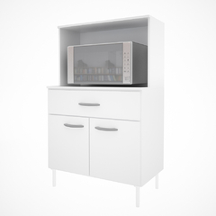 PORTA MICROONDAS DELOS ALFA 80 CM BLANCO