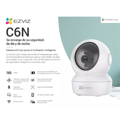 EZVIZ C6N CÁMARA WIFI 1080P SEGUIMIENTO INTELIGENTE 360° - comprar online