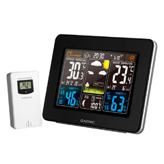 ESTACION METEREOLOGICA GADNIC CON SENSOR EXTERIOR INALAMBRICO