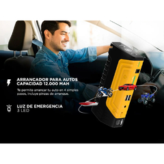ARRANCADOR GADNIC PARA AUTO MOTO POWERBANK 12000mAh en internet