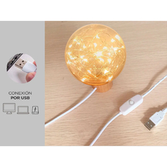 LAMPARA VELADOR GADNIC TWINKLE CONEXION USB - Casa Zeila