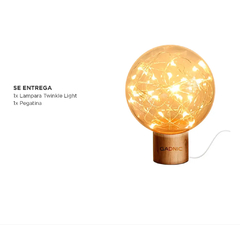 LAMPARA VELADOR GADNIC TWINKLE CONEXION USB