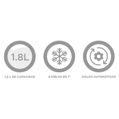 FABRICA DE HIELO SMART-TEK 1.8L IM130 - tienda online