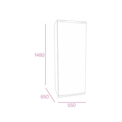 HELADERA LACAR 280 L CON CONGELADOR M120 en internet