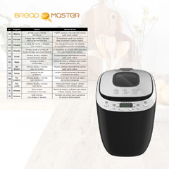 FABRICA DE PAN SMART TEK BREAD MASTER 900 GR.