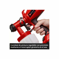 PISTOLA DE PINTAR EINHELL A BATERIA 18V TC-SY 18/60 LI-SOLO SIN BATERIA - comprar online