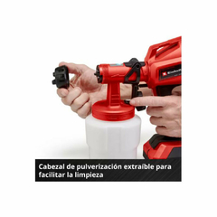 PISTOLA DE PINTAR EINHELL A BATERIA 18V TC-SY 18/60 LI-SOLO SIN BATERIA