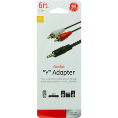 ADAPTADOR AUDIO GE PLUG A RCA 1.8 M - comprar online