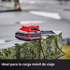 ADAPTADOR DE BATERIA EINHELL 18V SALIDA USB Y USB-C 2.0A - Casa Zeila