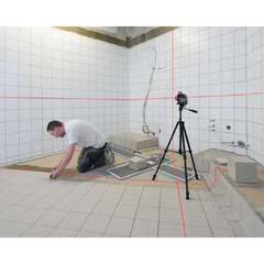 NIVEL LASER BOSCH GLL 3-80 LINEA ROJA CON TRIPODE - Casa Zeila