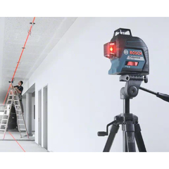 NIVEL LASER BOSCH GLL 3-80 LINEA ROJA CON TRIPODE - tienda online
