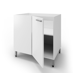 BAJO MESADA RINCONERO 1 PUERTA 80 CM BLANCO EDGE - comprar online