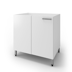 BAJO MESADA RINCONERO 1 PUERTA 80 CM BLANCO EDGE