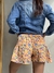 Short c/Vuelo Luna Print Mostaza - Casa Cabra